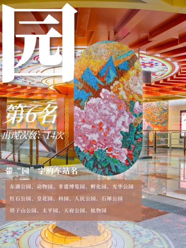 成都地铁站名冷知识,99%的人都不知道 成都地铁站名冷知识,99%的人都不知道