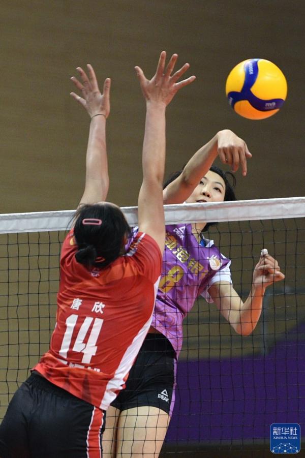 女排超级联赛|天津渤海银行胜江苏中天钢铁 女排超级联赛|天津渤海银行胜江苏中天钢铁