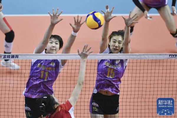 女排超级联赛|天津渤海银行胜江苏中天钢铁 女排超级联赛|天津渤海银行胜江苏中天钢铁