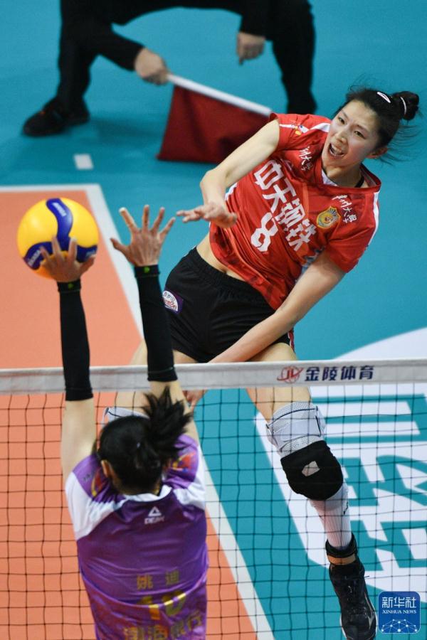 女排超级联赛|天津渤海银行胜江苏中天钢铁 女排超级联赛|天津渤海银行胜江苏中天钢铁