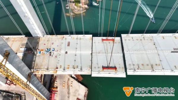 广西最大跨海大桥龙门特大桥顺利合龙! 广西最大跨海大桥龙门特大桥顺利合龙!