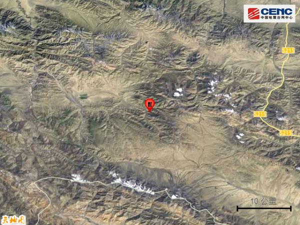 甘肃酒泉凌晨发生地震