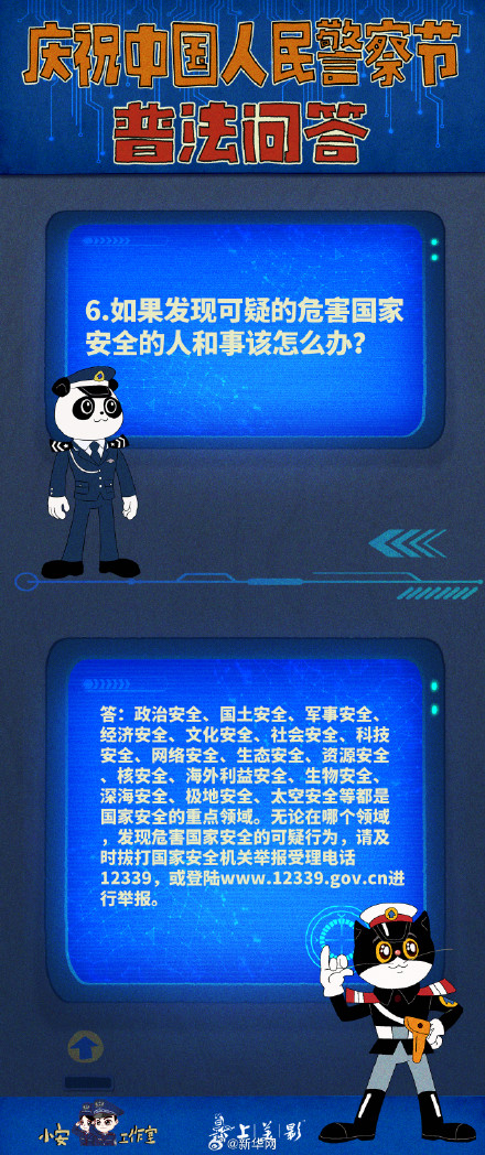 黑猫警长版普法问答来了! 黑猫警长版普法问答来了!