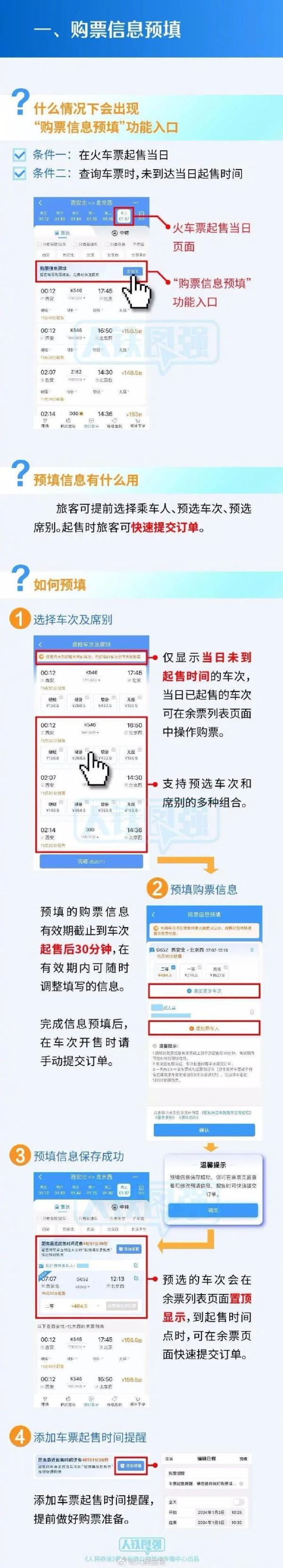 1月12日开售！2024春运购票时间表来了