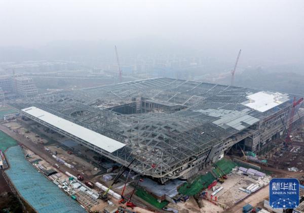 西部(重庆)科学城科学会堂项目主体结构实现全面封顶 西部(重庆)科学城科学会堂项目主体结构实现全面封顶