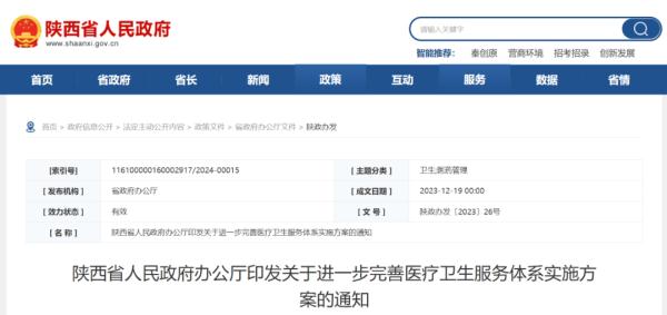 陕西省政府办公厅印发重要通知！到2025年→