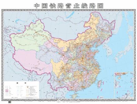 最新版全国铁路线路图公布！4.5万公里高铁通达八方