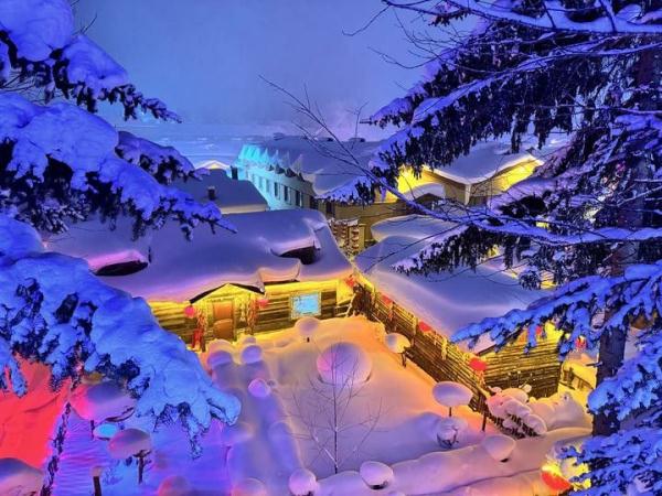 雪乡夜色惹人醉