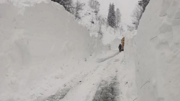 31处雪崩，6公里路段被埋，最深超5米，游客滞留！喀纳斯景区：食宿免费