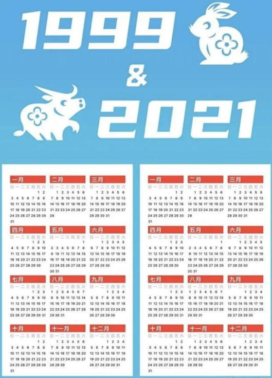 巧了！2024年的日历与1996年的完全一样！