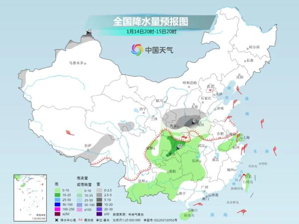 寒潮级强冷空气登场，2024首场大范围雨雪蓄势待发！