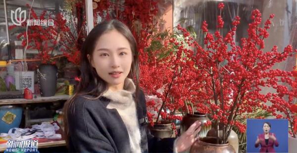 上海街头绿化带竟有价格不菲的“红果果”？市民意外又担心：前不久被人薅走过