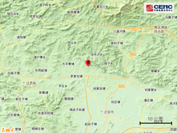 刚刚,河北一地发生2.8级地震 刚刚,河北一地发生2.8级地震