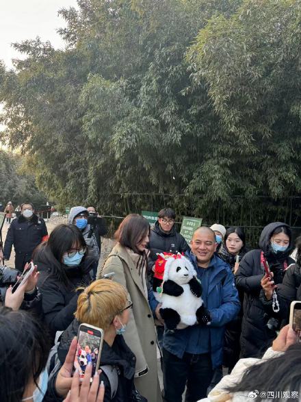 谭爷爷带花花看萌兰 谭爷爷带花花看萌兰