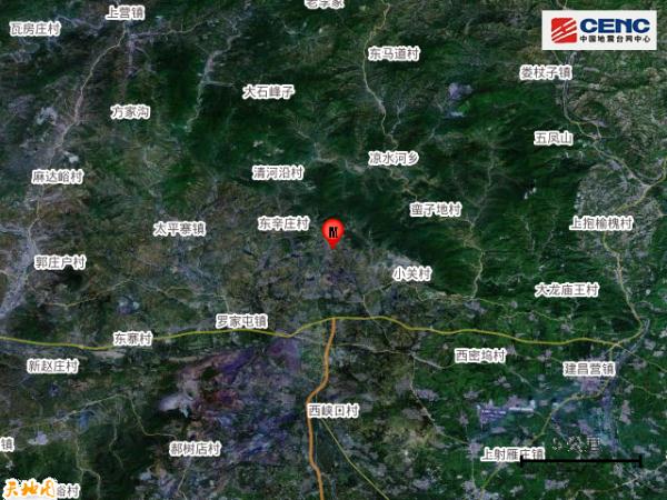 河北唐山市迁安市发生2.8级地震