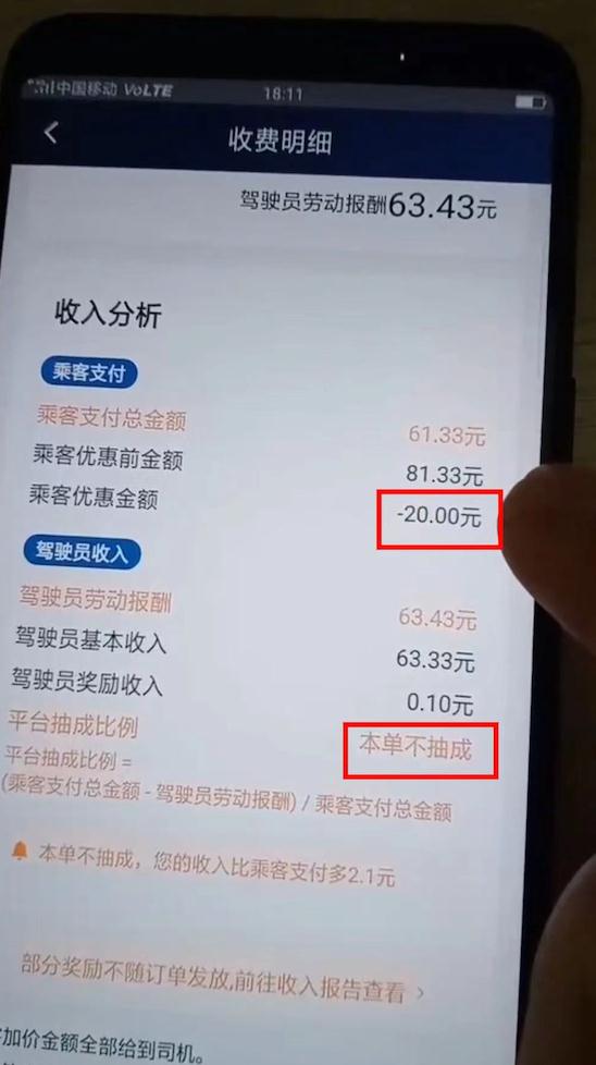 网约车平台抽成司机佣金，“美丽表象”背后套路多