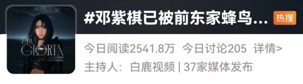 邓紫棋前经纪公司:禁止翻唱!涉及《泡沫》《我的秘密》等 邓紫棋前经纪公司:禁止翻唱!涉及《泡沫》《我的秘密》等