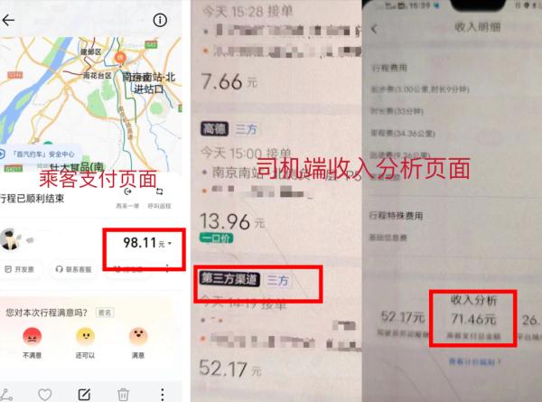 网约车平台抽成司机佣金，“美丽表象”背后套路多
