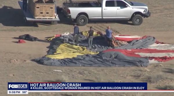 美媒:美国热气球坠毁致4死,一遇难者生前最后一刻发短信与女友告别 美媒:美国热气球坠毁致4死,一遇难者生前最后一刻发短信与女友告别