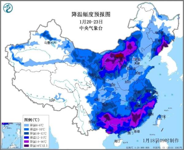 最新预测：2024年上海初雪，就在这一天！寒潮“冻“真格，全国冰冻线地图→