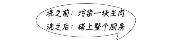 【提醒】注意！洗生肉不要直接用水冲