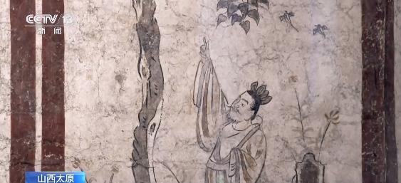 古人也会“剪刀手”?!郭行墓壁画首次对外展出 古人也会“剪刀手”?!郭行墓壁画首次对外展出