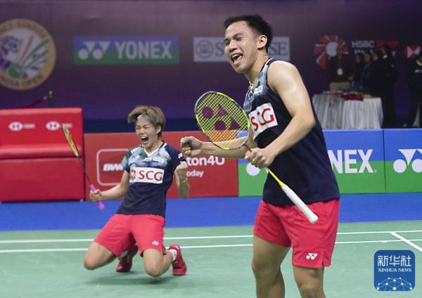 印度羽毛球公开赛：蒋振邦/魏雅欣获混双亚军