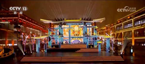 中央广播电视总台《2024年春节联欢晚会》四地分会场与主会场首次进行整体合练