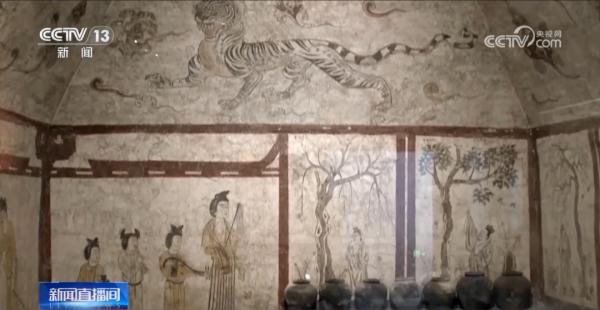 首次展出!唐代壁画发现神秘“剪刀手”! 首次展出!唐代壁画发现神秘“剪刀手”!