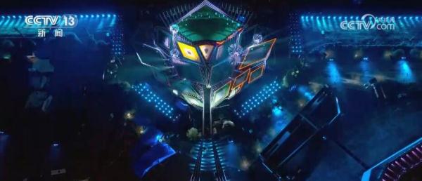 中央广播电视总台《2024年春节联欢晚会》四地分会场与主会场首次进行整体合练