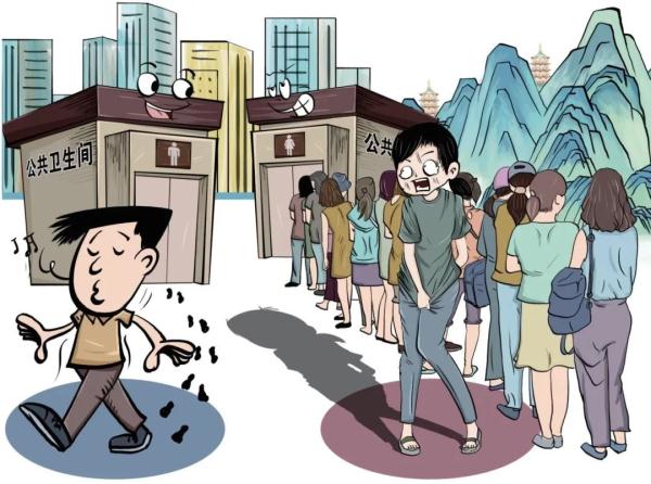 在景区和商场，上个女厕咋就这么难？