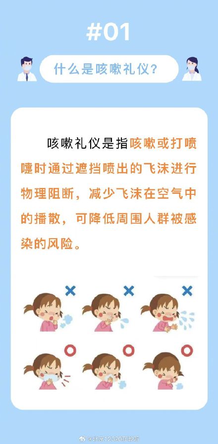 你注意过咳嗽礼仪吗？