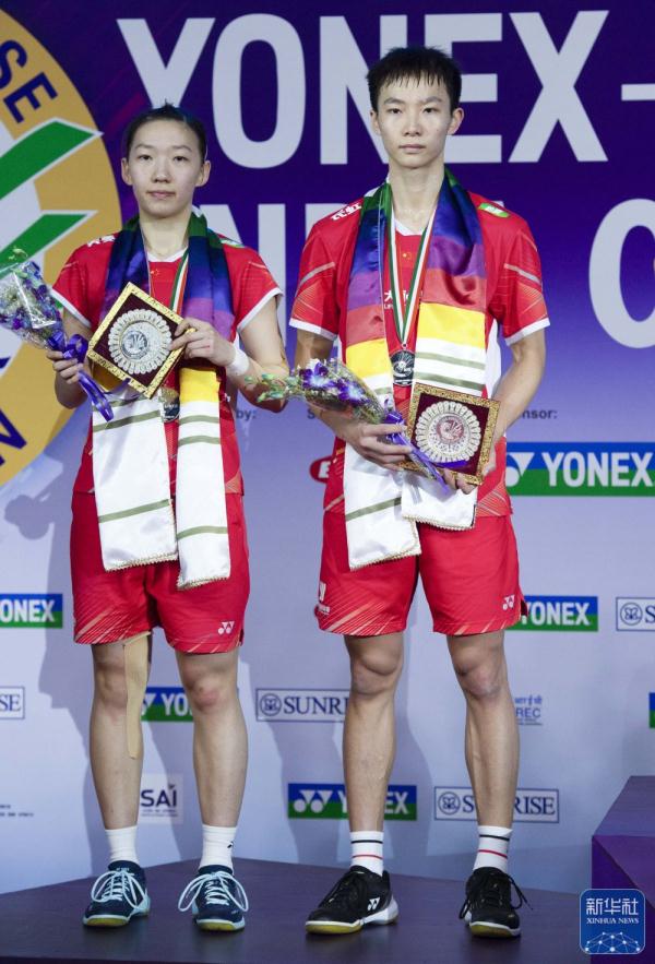 印度羽毛球公开赛：蒋振邦/魏雅欣获混双亚军