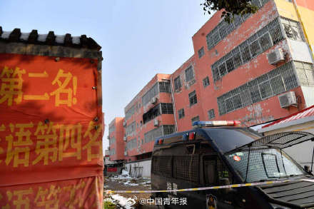 直击方城火灾事故学校，方城起火宿舍疑为教室改建