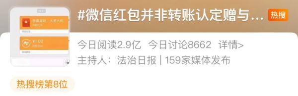 微信红包是赠与,转账属于借款?这样做无法讨回!网友:怪不得只能发200… 微信红包是赠与,转账属于借款?这样做无法讨回!网友:怪不得只能发200…