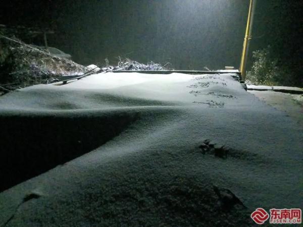2024年第一场雪丨福州永泰、闽清下雪了！