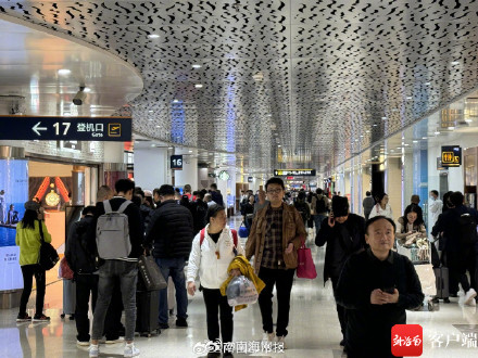 春运期间，海南岛内三大机场将新增加密多条航线