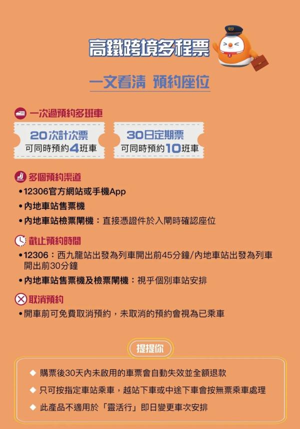 广深港高铁香港段“月票”，明日起可购