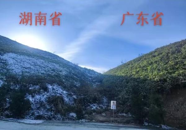 景区山上湖南下雪广东不下雪？气象局：阴坡阳坡原因