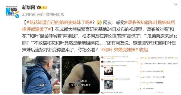 “弟弟”变“妹妹”,网友:建议也查查“花花”…… “弟弟”变“妹妹”,网友:建议也查查“花花”……