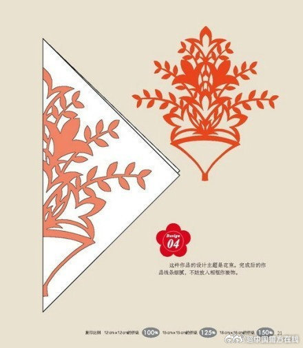 一组简单有趣的剪纸教程，新年到了一起剪窗花