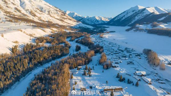 雪后的新疆禾木美如冬日童话