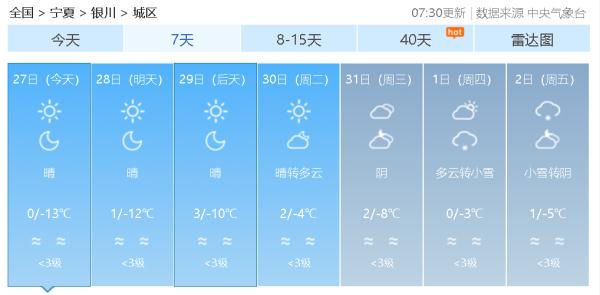 宁夏又要下雪了!