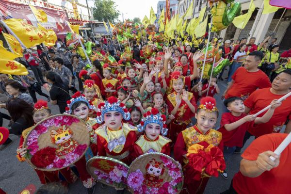 马来西亚柔佛州举办活动迎新春