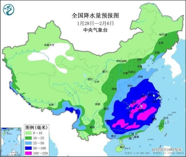 春节前大范围雨雪冰冻来袭，10省将有暴雪或大暴雪