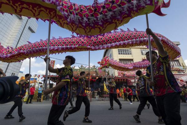 马来西亚柔佛州举办活动迎新春