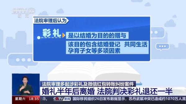 离婚了彩礼能退吗?以案说法 离婚了彩礼能退吗?以案说法