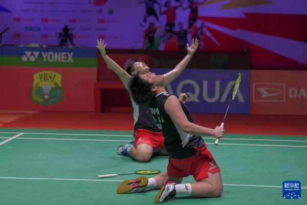 羽毛球——印尼大师赛：刘圣书/谭宁女双夺冠