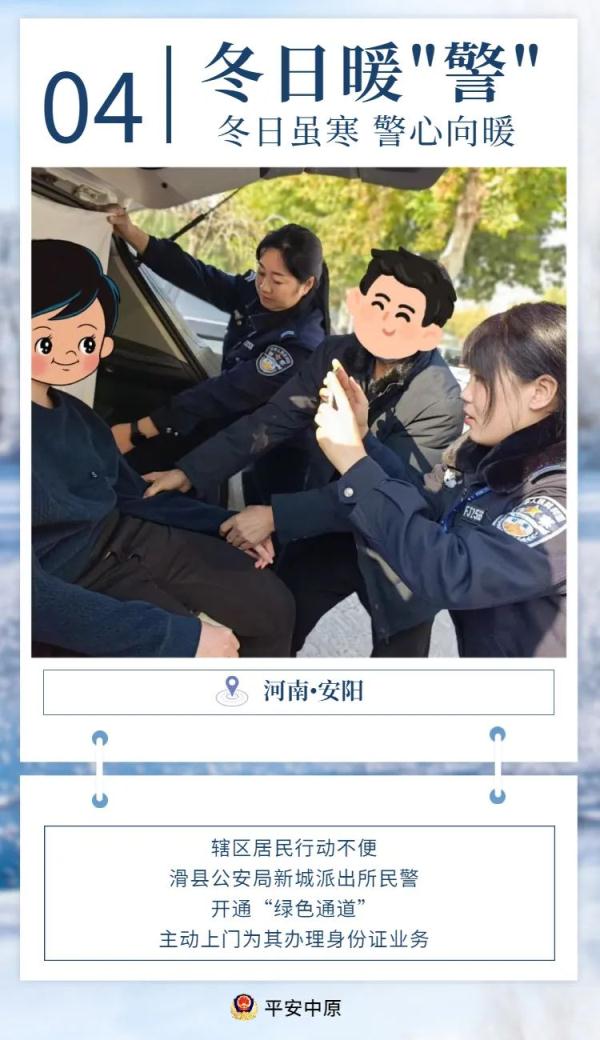 冬日虽寒，警心向暖……一组冬日最美暖“警”图
