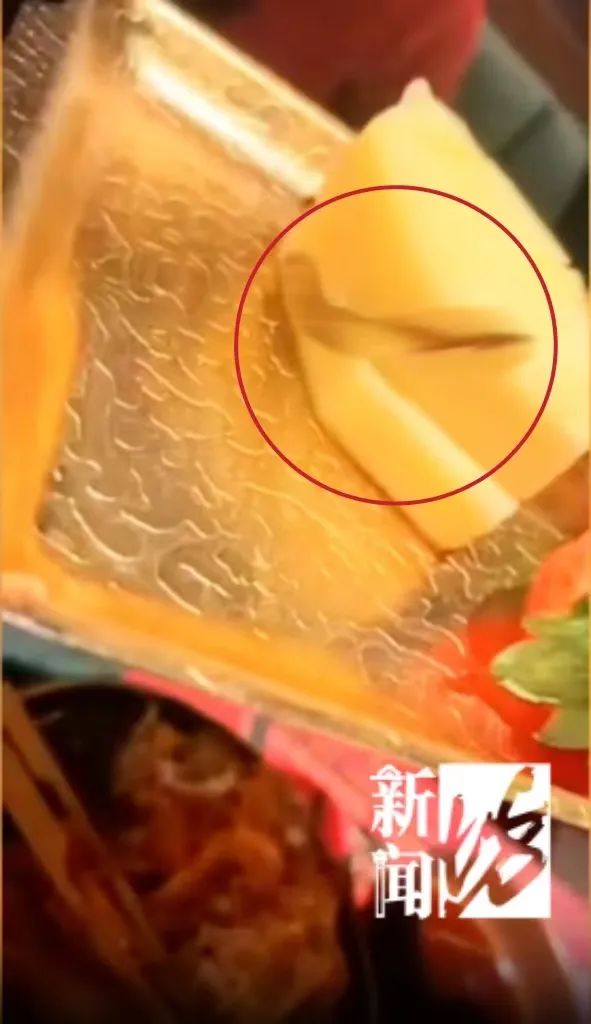 知名连锁餐厅“牛New寿喜烧”吃出虫子，还不止一条……